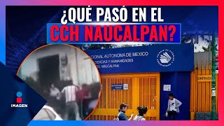 Muere estudiante en CCH Naucalpan tras riña entre porros | Noticias con Francisco Zea