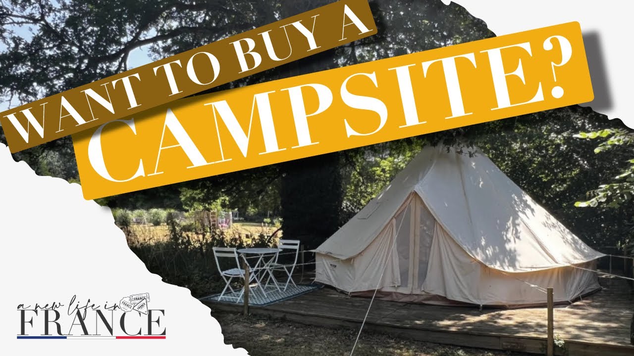 Glamping in France? Campsite with Fishing Lake For Sale in Limousin | Just 14 mins from Limoges!