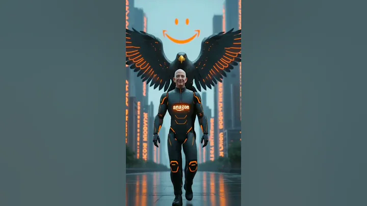 "Empire of the Eagle: Bezos in the Amazon Future" 🏧 #ai #robot #amazon #shorts