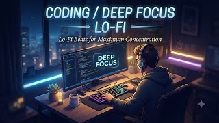Coding & Deep Focus Lo-Fi Beats 🎧 Study, Code & Relax 