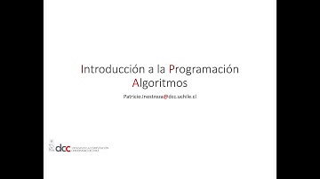 Clase 01: Introducción a la Programación: Algoritmos