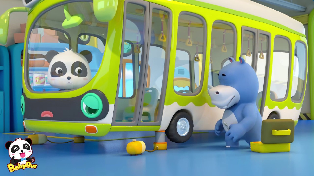 The wheels of the bus turn and turn | Transportation | Children's Songs | Toddler Music |  - The wheels of the bus turn and turn
Turn and turn, turn and turn
The wheels of the bus turn and turn
suddenly stopped