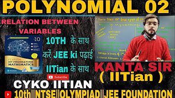 POLYNOMIAL 02 || CLASS 10th || OLYMPIAD || FOUNDATION OF JEE & NEET