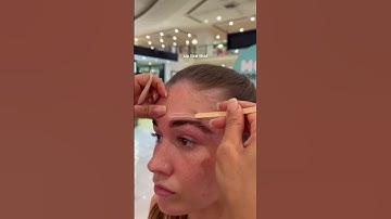 It’s called a brow lamination, wax and a tint and yes it is FIRE ❤️‍🔥 #browlamination #browwax