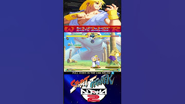 Ken CRUSHED Sagat with his Shoryuken!