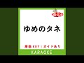 ゆめのタネ (カラオケ) (原曲歌手:NYC)