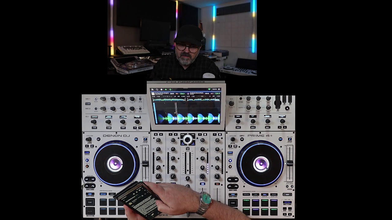 Denon DJ Prime 4+ 12inchSkinz White - YouTube