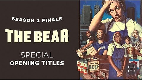 THE BEAR | Season Finale Opening Titles 4K | Chicago by Sufjan Stevens | FX Original Series on Hulu