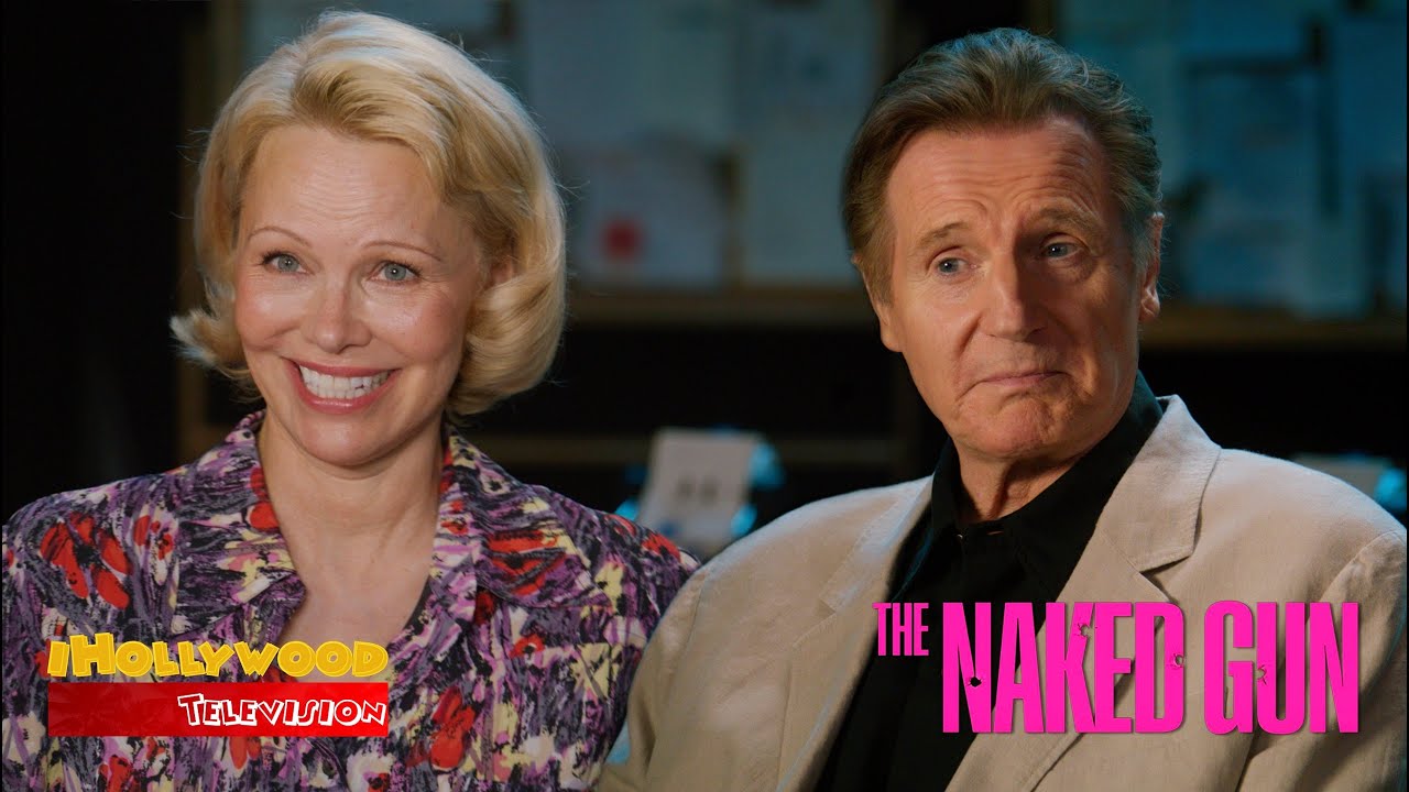 Pamela Anderson & Liam Neeson Interview - The Naked Gun (2025)