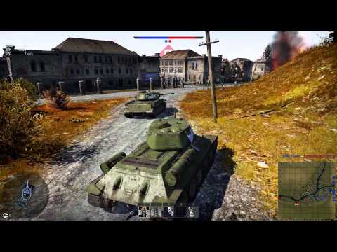 Видео: War Thunder - Ис 2 & Т-34-85