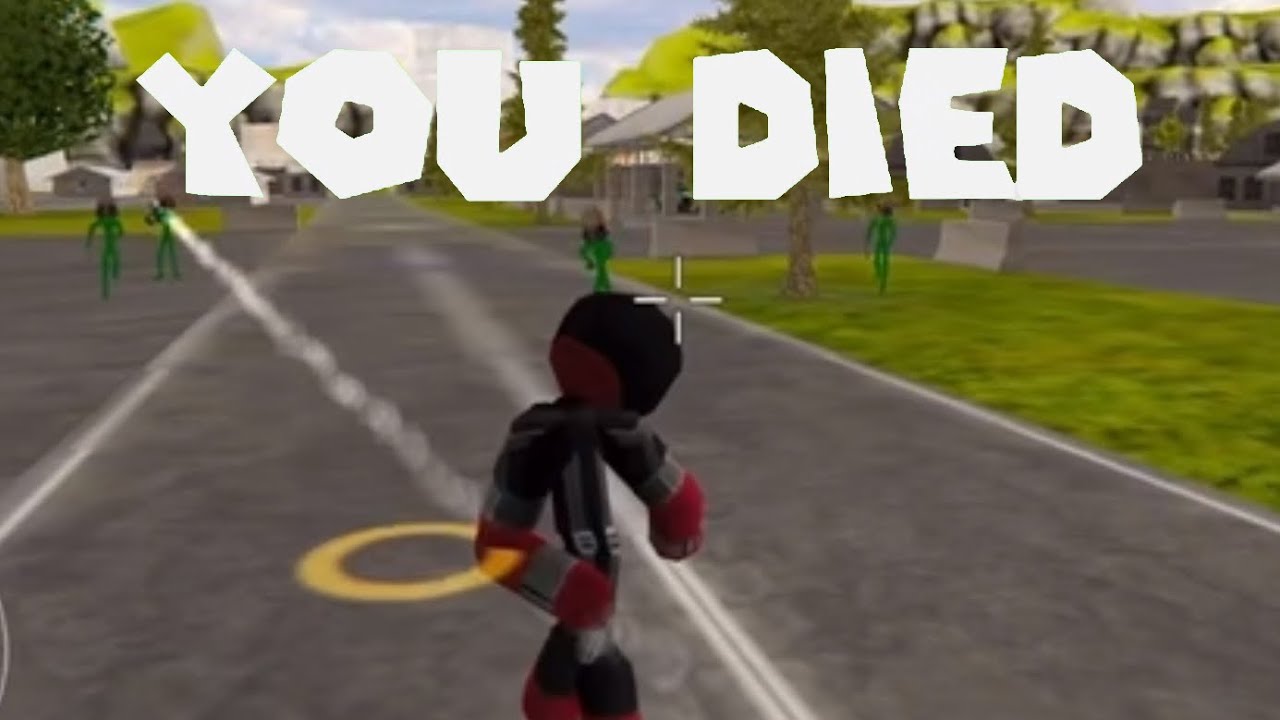 Stickman Rope Hero | You Died Variations Sound Effects