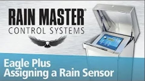 How to Assign a Rain Sensor to a Program on a Rain Master Eagle™ Plus