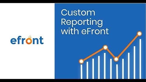 How to create custom reports in eFront