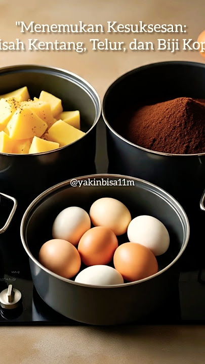 'Kentang, Telur, atau Kopi? Pilih Respons Anda Terhadap Kesulitan!' #motivation #inspirasi #kopi
