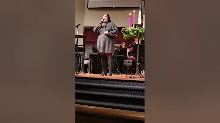 Sarah Brinson sings oh holy night