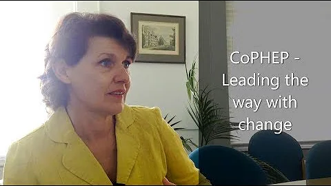 Dr Virginia Pearson on CoPHEP leading the way with...
