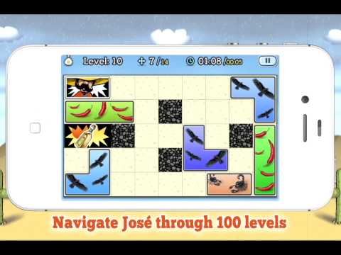 Find a Way, José! - The best free puzzle game for iPhone / iPad / iPod Touch