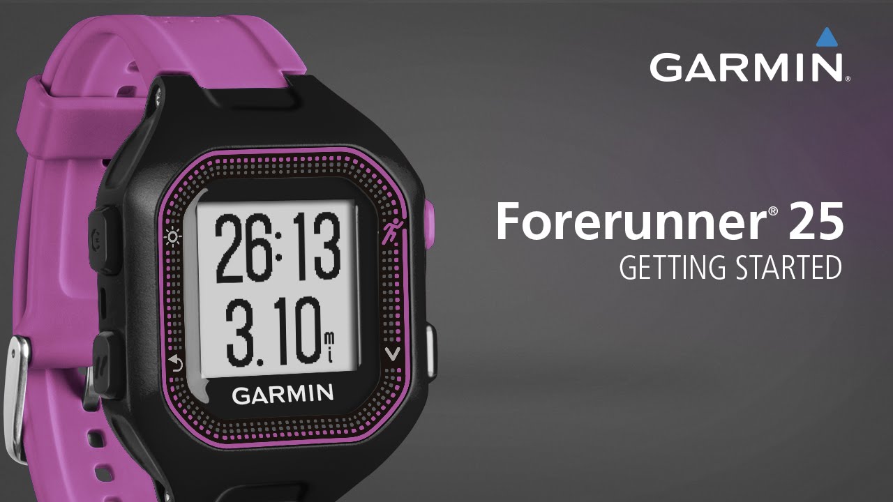 garmin forerunner 25 app