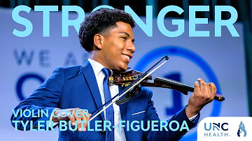 "Stronger" 2024 | AGT Golden Buzzer Song |violin cover| Tyler Butler-Figueroa Violinist 16 UNCHealth
