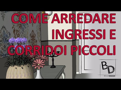 Video: Interessante corridoio per un piccolo corridoio