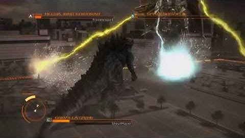 GODZILLA PS4 : Godzilla 2014 vs Mecha King Ghidorah vs SpaceGodzilla