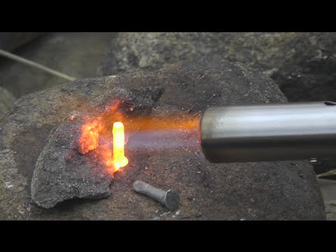 Горелка: плавим медь и алюминий