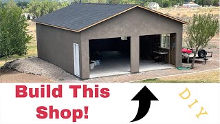Build Your Own Garage 25&#39;x34&#39; (part 1)