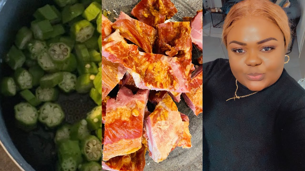 Recette facile : cotis fumé et gombo ( dongo dongo )