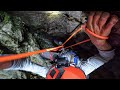 Climbing inside a 40m Abyss