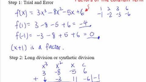 16  Factorization of cubic expressions   with example