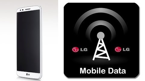 How To On Mobile Data in LG Mobile phones