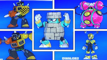 Mega Man 11: All Robot Masters (Bosses) Level Intro Screen Animations