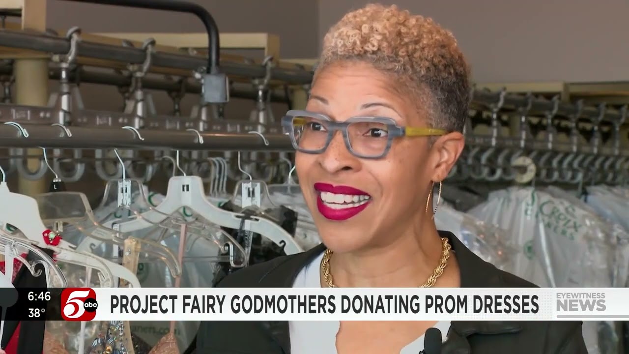 Project Fairy Godmothers donating prom dresses for students
