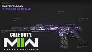 CALL OF DUTY - MODERN WARFARE 2 - UNLOCKING POLYATOMIC CAMO - ISO HEMLOCK ASSAULT RIFLE