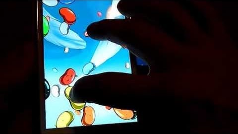 Floating Jelly Beans - Android Version Trick