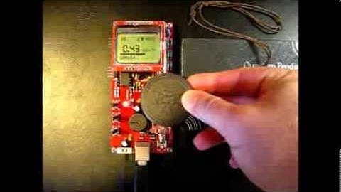 Scalar Energy Quantum Pendant is Radioactive! DIY Geiger Counter with 5110 Nokia LCD