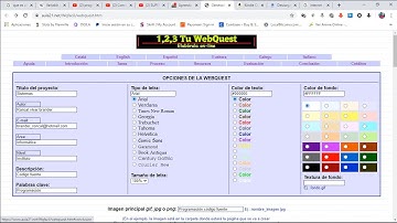 Página Tu WebQuest
