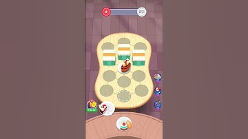 Cake sort game #walkthrough #gameplaywalkthrough #gamewalkthrough #gamersofyoutube #gameshorts #game