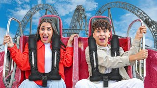 آخر يوم قبل بداية المدرسة 🎢 بالملاهي !