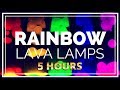 Lava Lamp Rainbow Screensaver 5 Hours Relaxing Video Loop