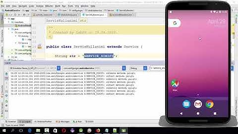 Android ile Mobil Programlama - Android Servis (Haftasonu)