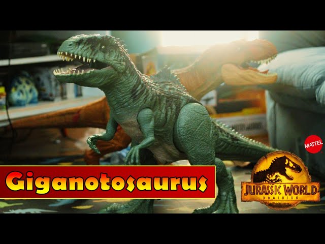 Comprar Jurassic World Dinossauro Giganotosaurus gigante de Mattel