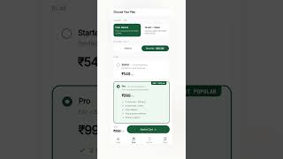Flutter subscription plan picker — one command install