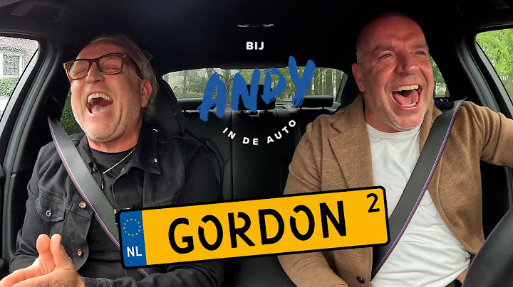 Gordon part 2 - Bij Andy in de auto!