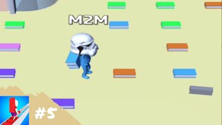 Bridge Race 3D - Gameplay | #5 | Levels 41-50 screenshot 3