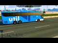 ETS 2 SÃO PAULO X AP. DO NORTE - MAPA RBR - MARCOPOLO G6 1200 6X2 MB - VIAÇÃO UTIL