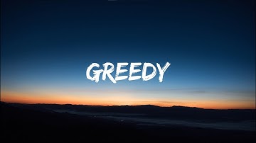 Tate McRae - greedy lyrics video