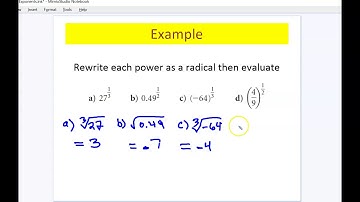 4.4 Frational Exponents Part 1
