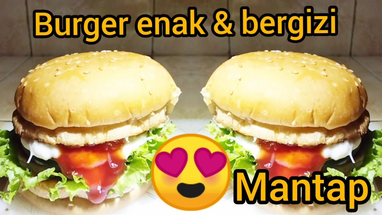 Tutorial membuat Burger murah & enak YouTube