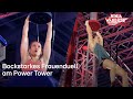 Viktoria krmer vs stefanie noppinger duell am power tower  ninja warrior germany allstars 2022